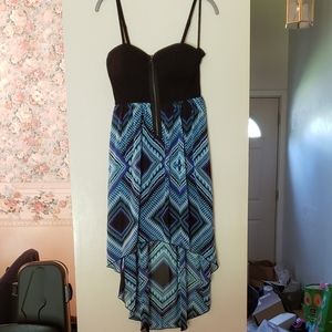 Material Girl Geo Corset Dress